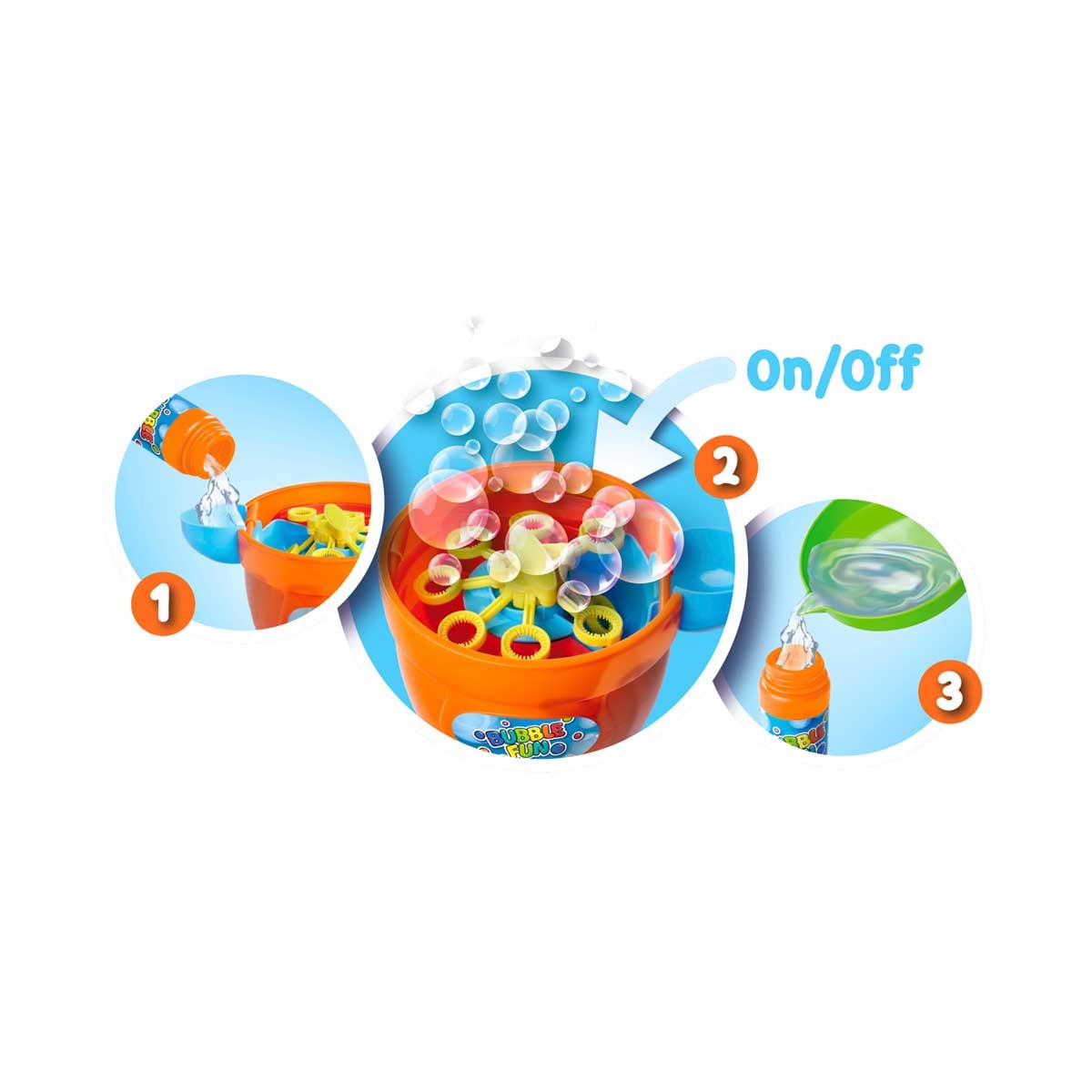 Wind&Water, Såpeboblemaskin 120 Ml 17 cm