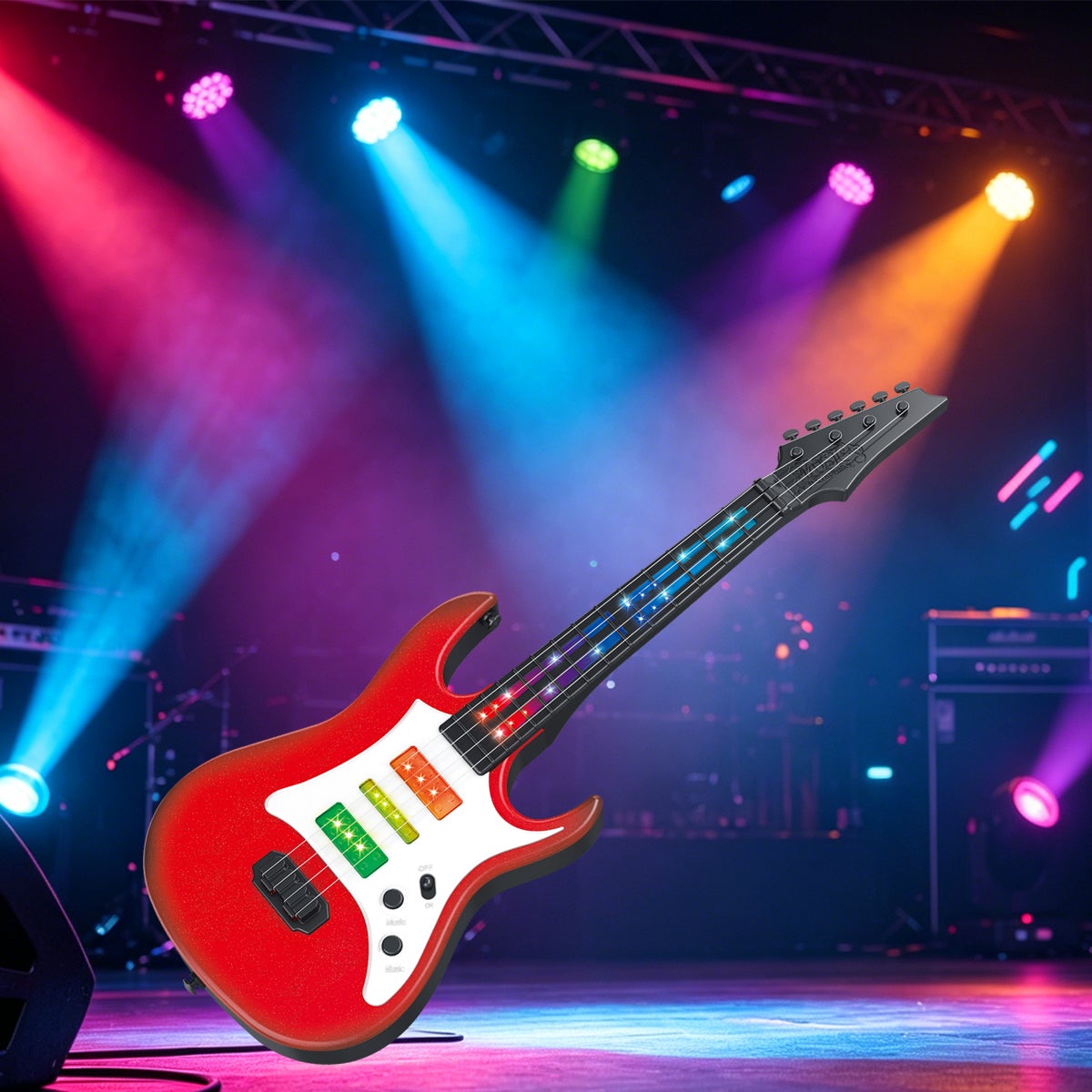 Stage - Elgitar med lyd & Lys