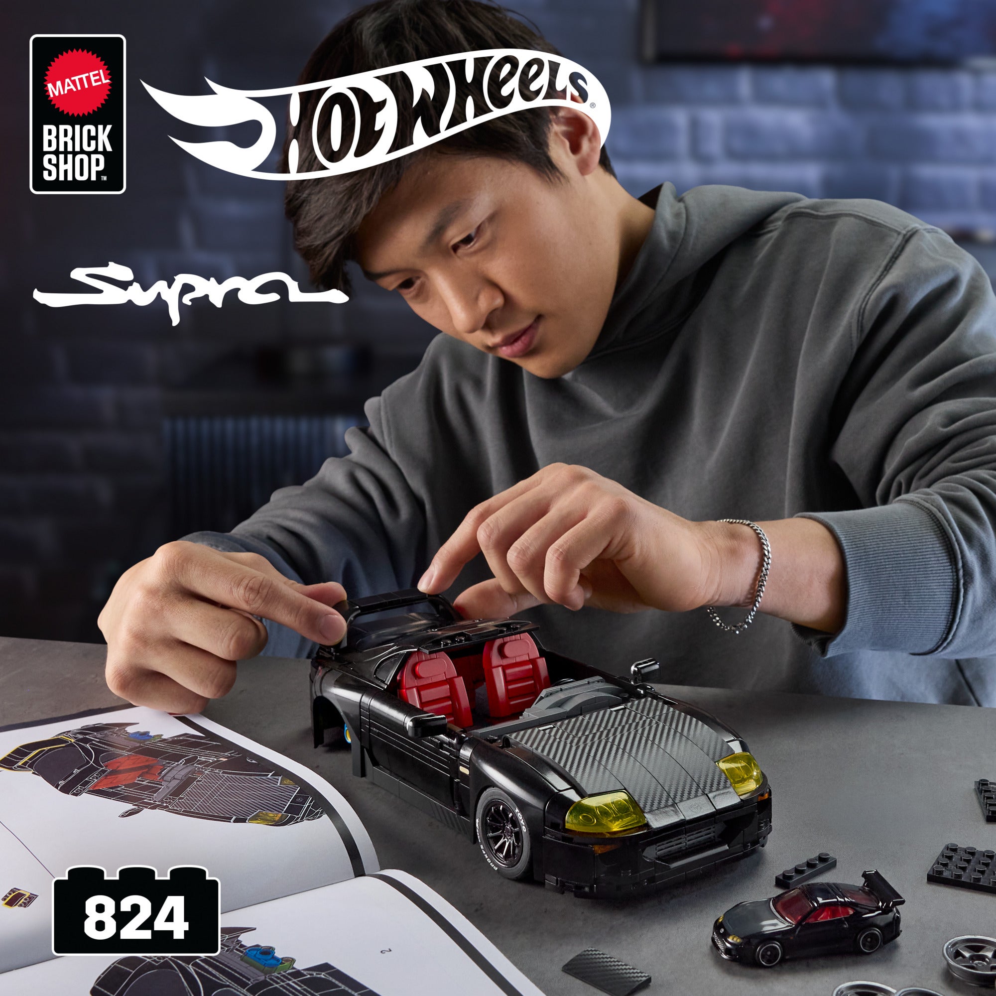 Brick Shop Hot Wheels Toyota Supra MKIV Konstruksjonsleke
