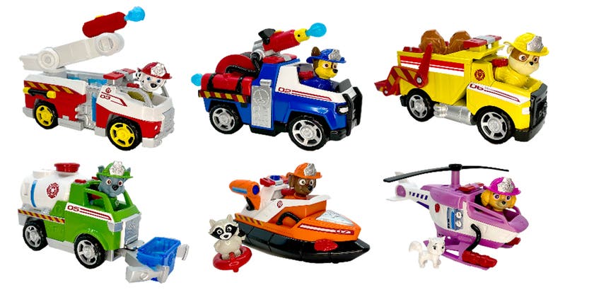 Paw Patrol Fire Rescue Vehicle Asst.