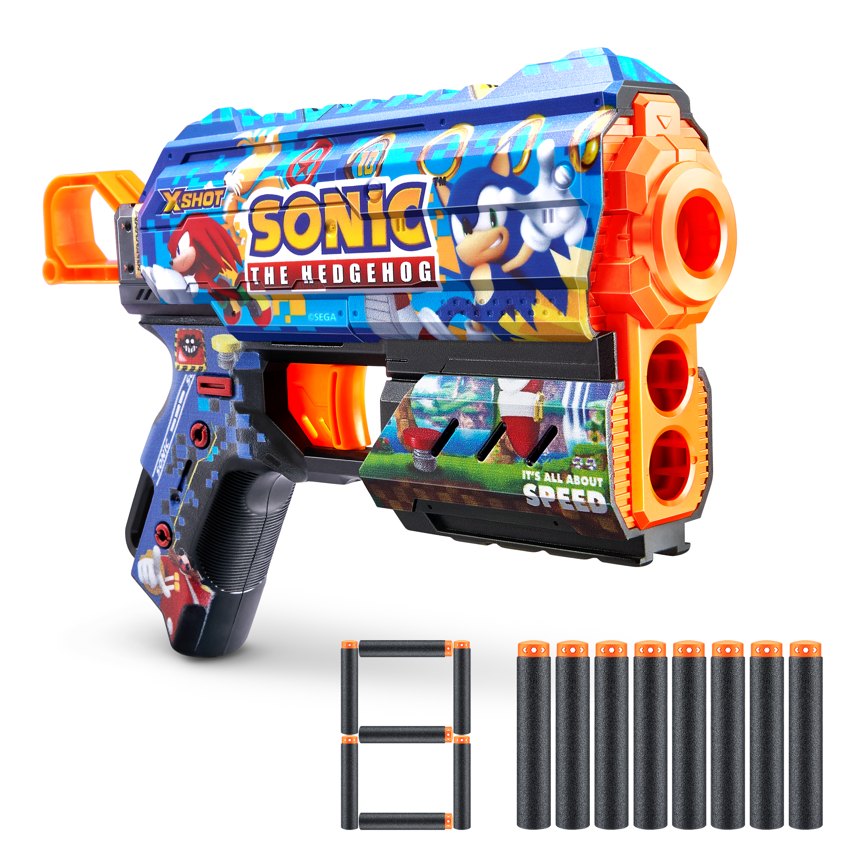 XSHOT SKINS-FLUX (8 piler) SONIC
