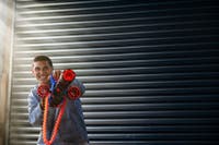XSHOT Insanity Motorisert Rage Fire Gatling-pistol med stativ