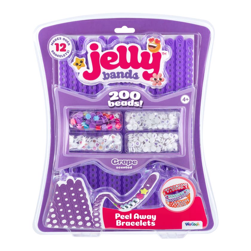 JELLY BANDS Armbånd – Candy, Grape eller Orange Creamsicle