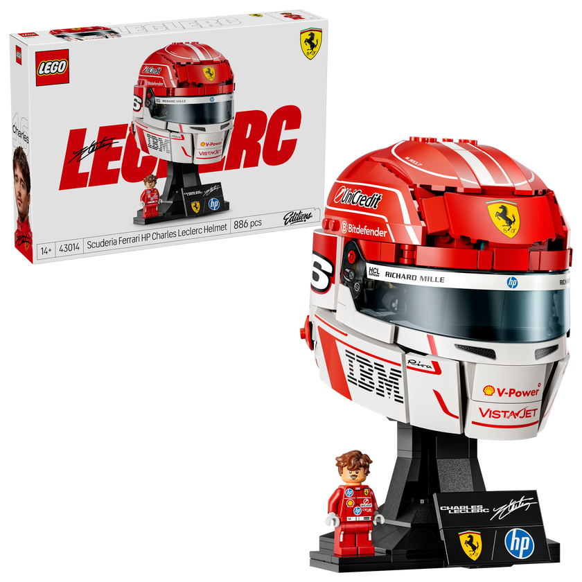 LEGO® Editions Scuderia Ferrari HP Charles Leclerc hjelm 43014