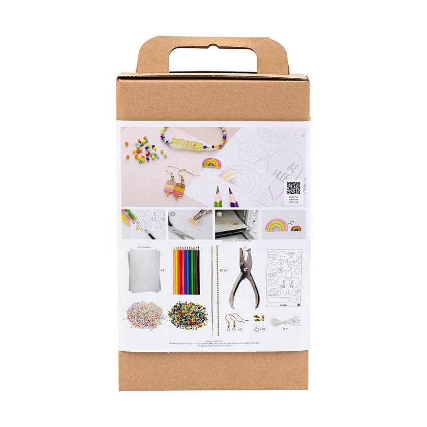 Diy Mix Krympeplastark, Smykker, 1 Pakke.