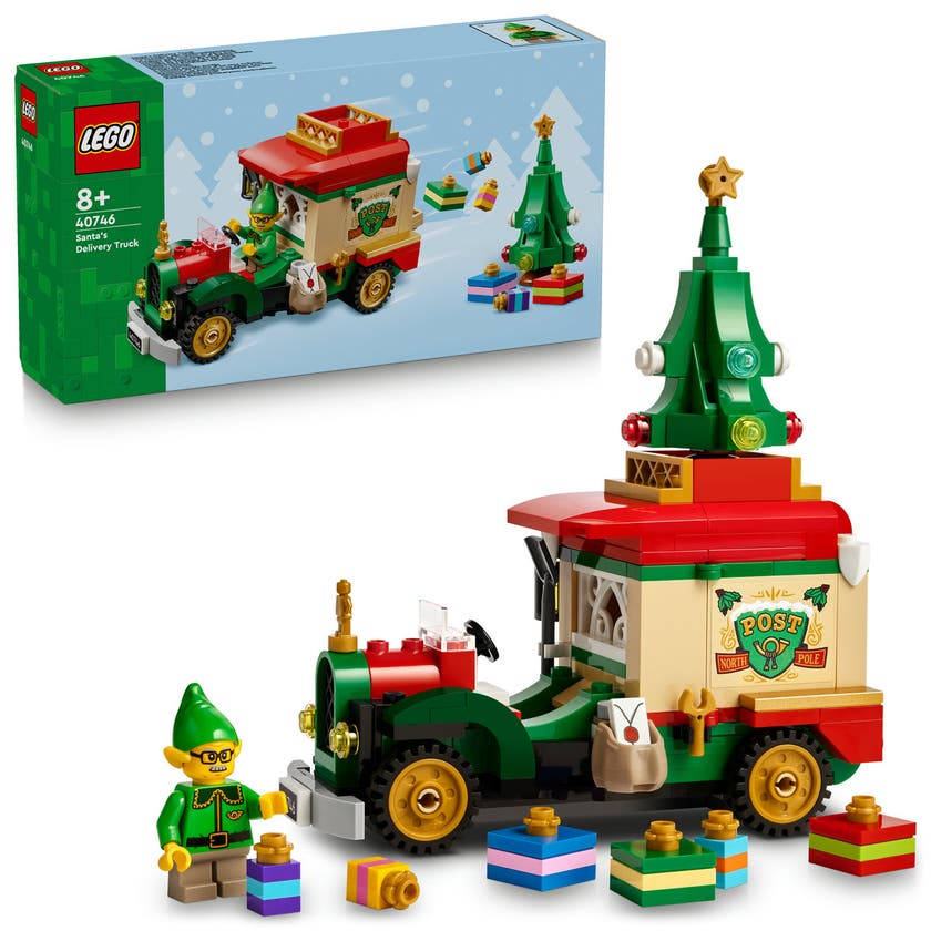LEGO® Julenissens budbil Lekebil for rollelek 40746