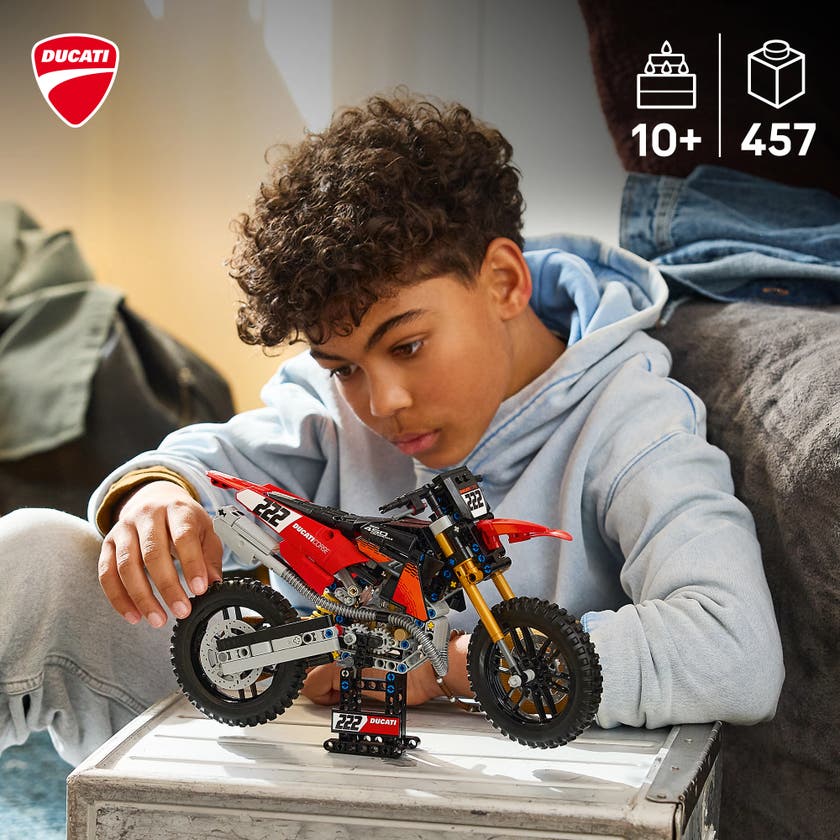 LEGO® Ducati Desmo450 MX Factory Motorsykkel 42238