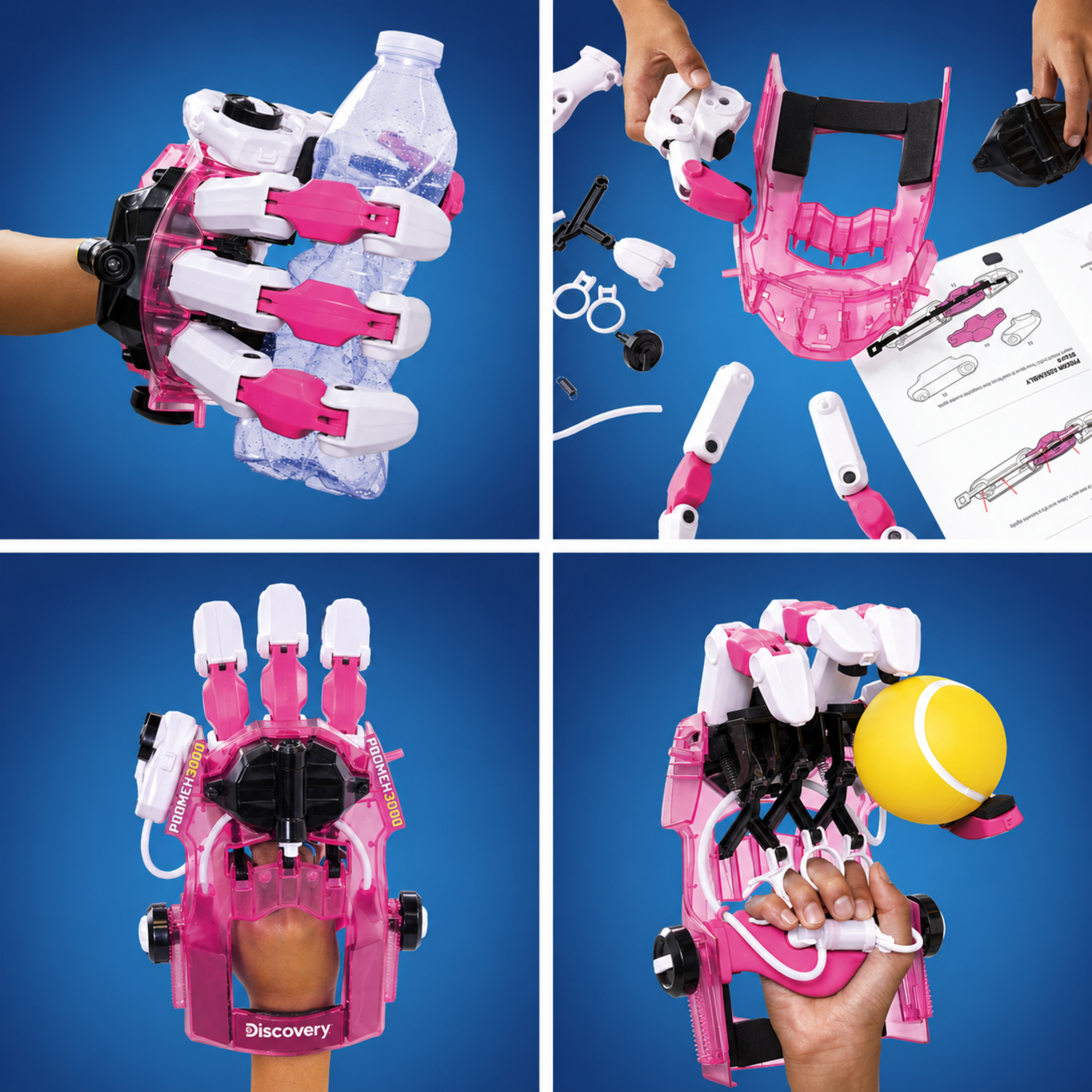 Discovery Hydraulisk Robothand Rosa
