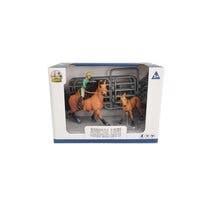 Animal Life, hest med svart man og rytter