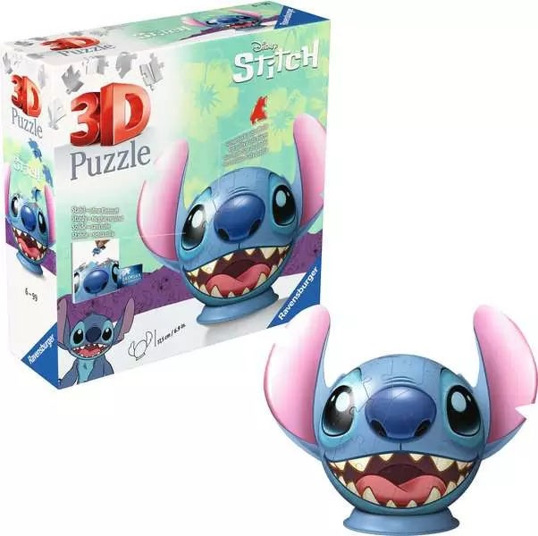 Ravensburger Stitch With Ears 3D-puslespill 72 brikker