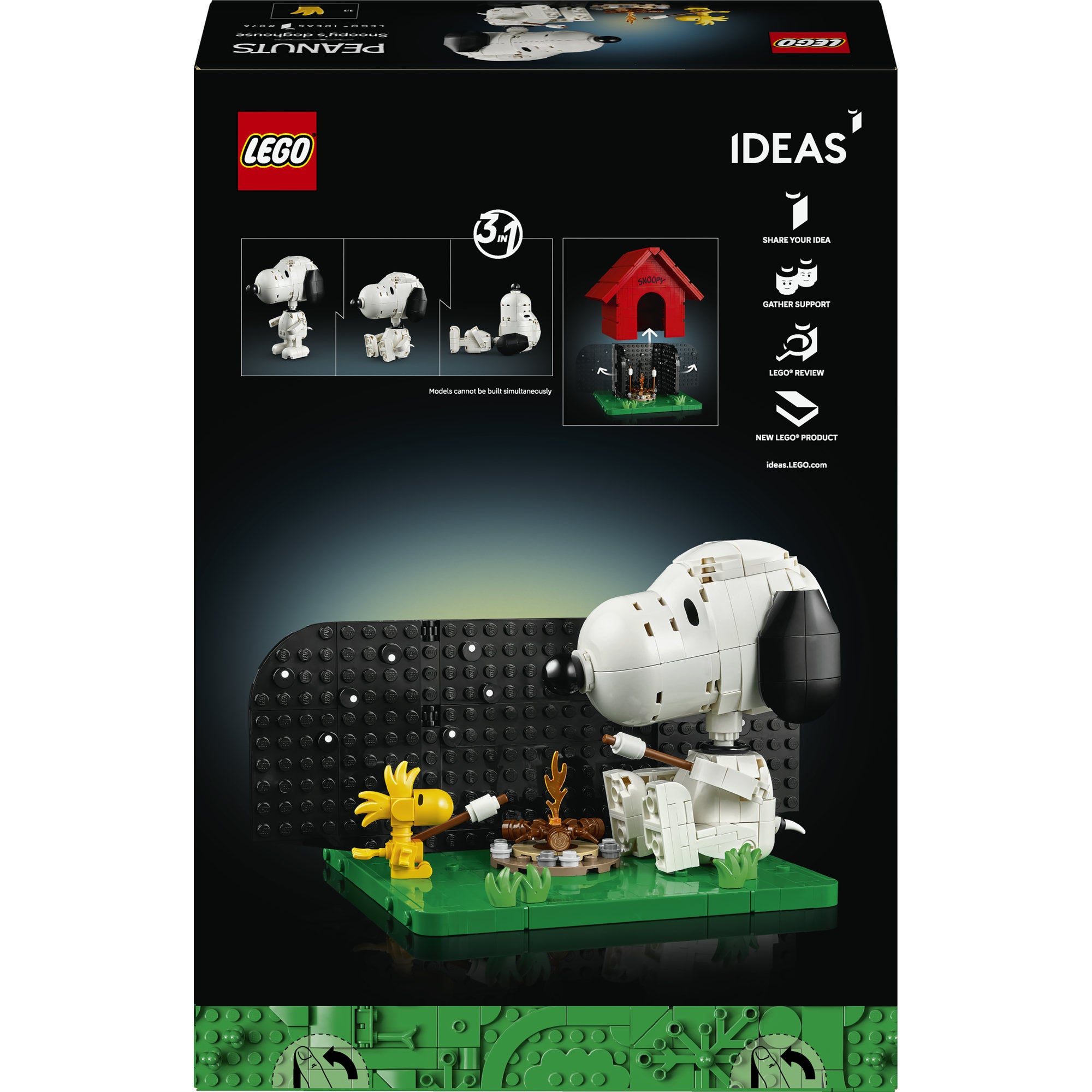 LEGO® Ideas Knøttene: Snoopys hundehus 21368