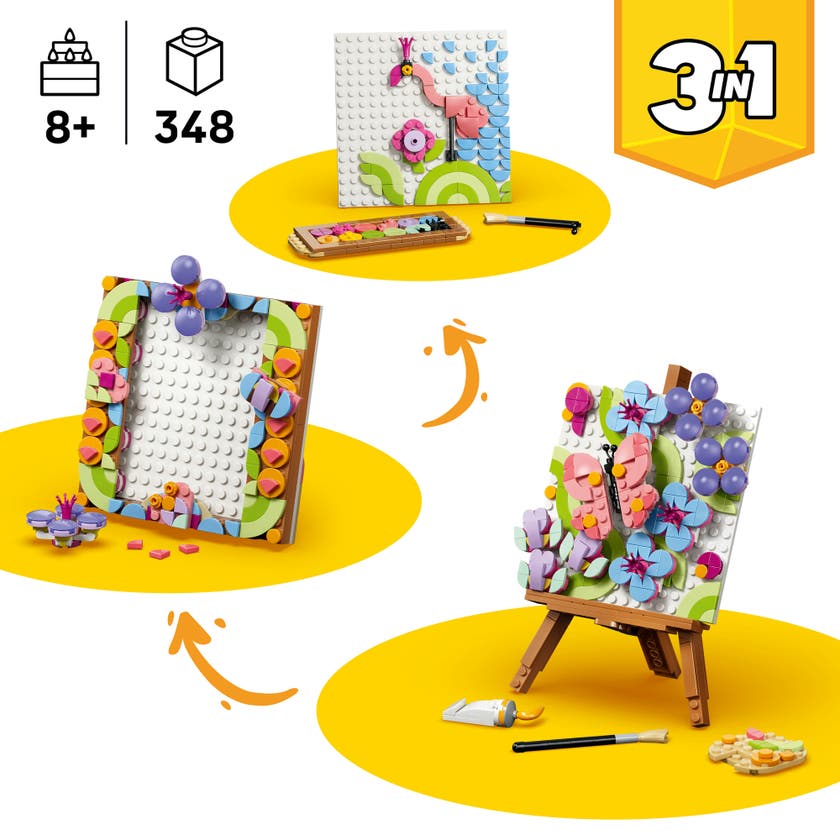 LEGO® Creator 3-i-1 Dekorativt blomstermaleri 31390