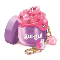 Gui Gui Mini Jar slime nøkkelring med overraskelsesfigur