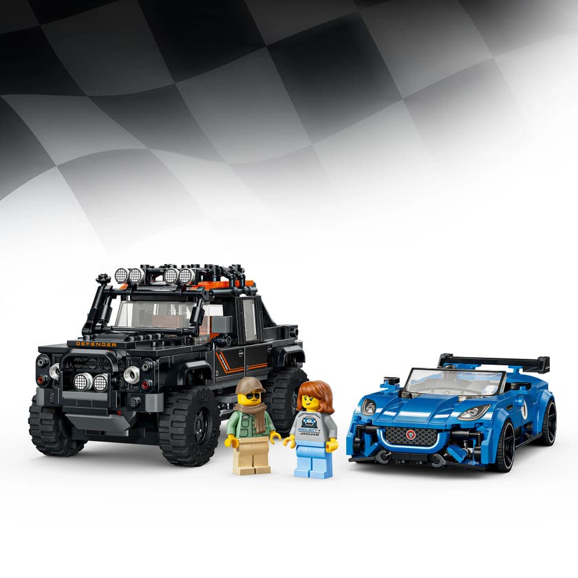 LEGO® Jaguar Project 7 og Land Rover Defender 77264