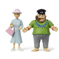 Pippi Langstrømpe - Efraim og Prussiluskan figuresett