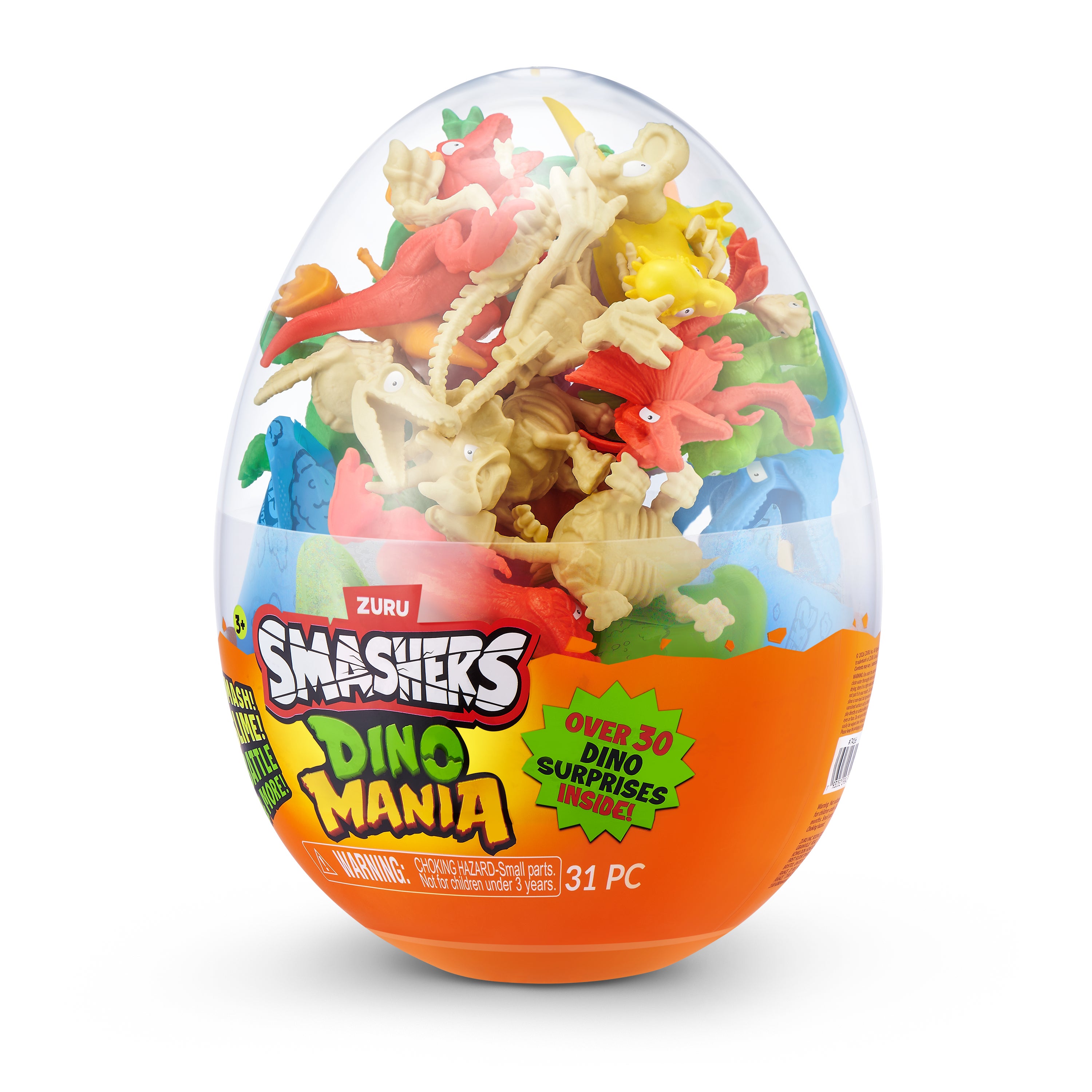 Smashers Dino Mania Stort egg