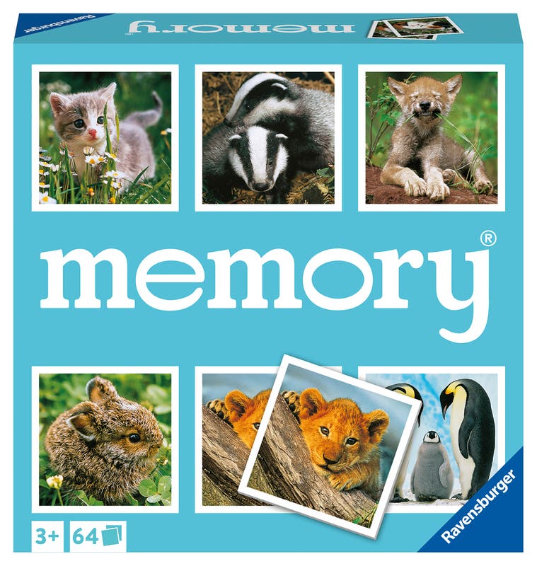 Ravensburger, Animal Babies memory® 2022 D/F/I/NL/EN/E