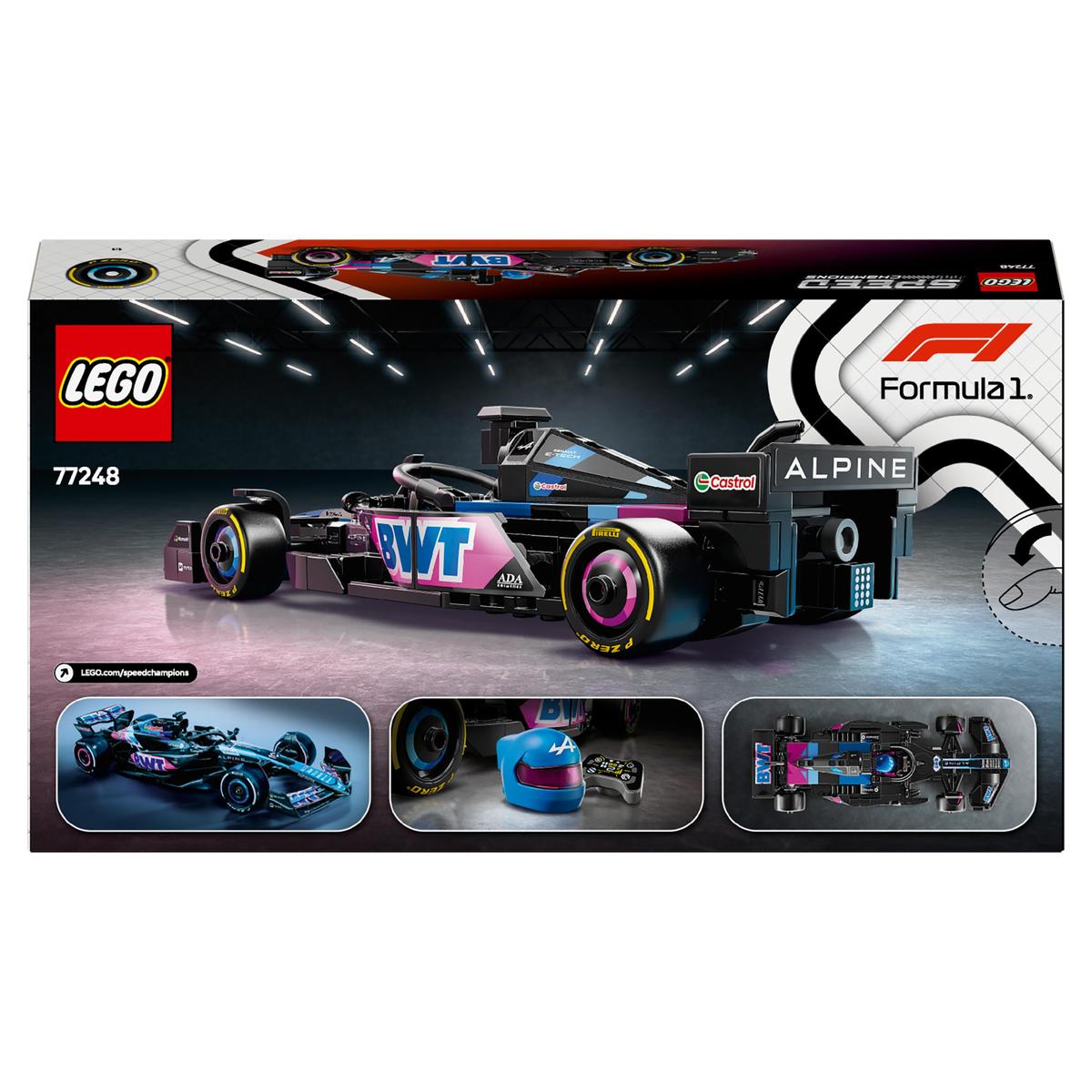 LEGO Speed Champions 77248, BWT Alpine F1® Team A524 Racerbil