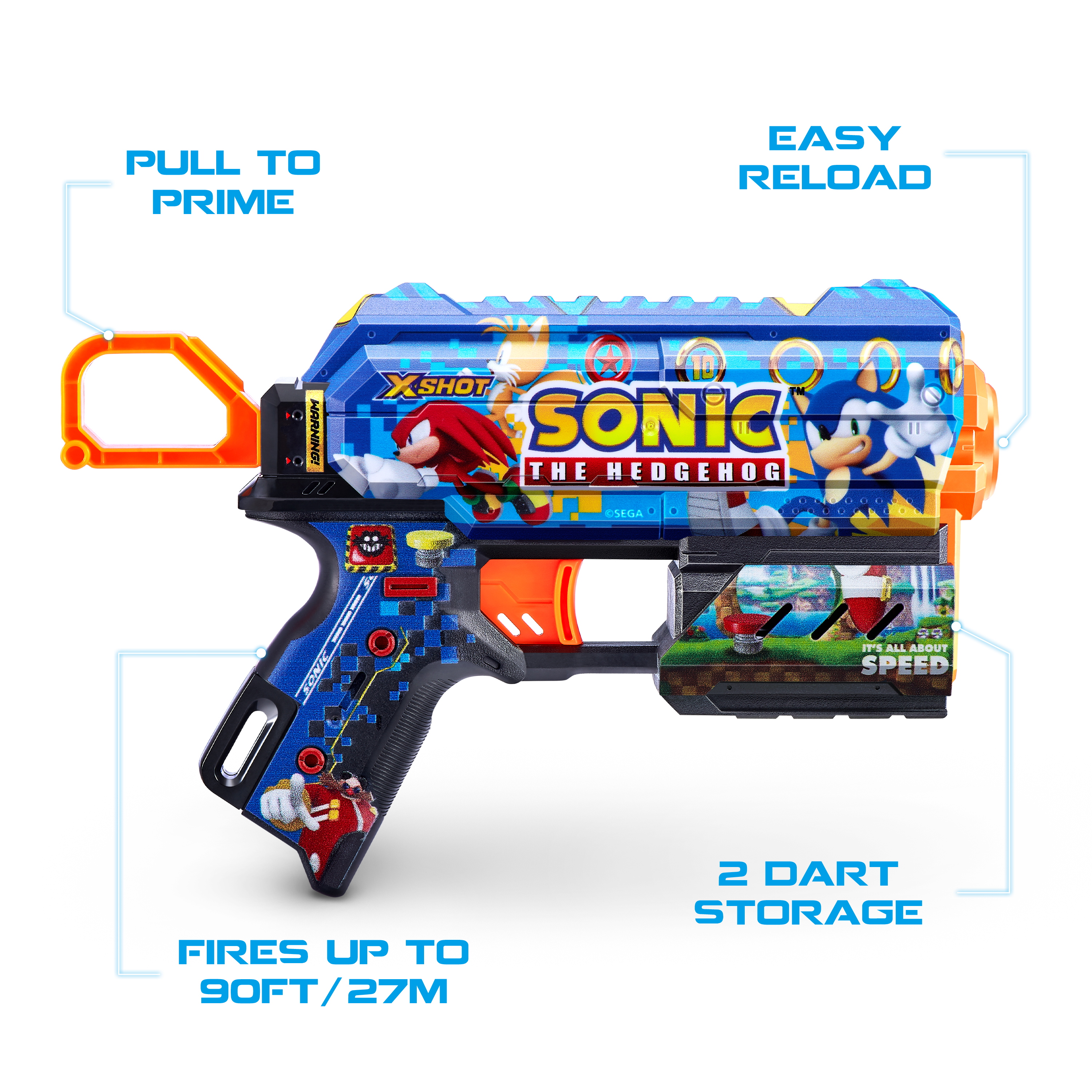 XSHOT SKINS-FLUX (8 piler) SONIC