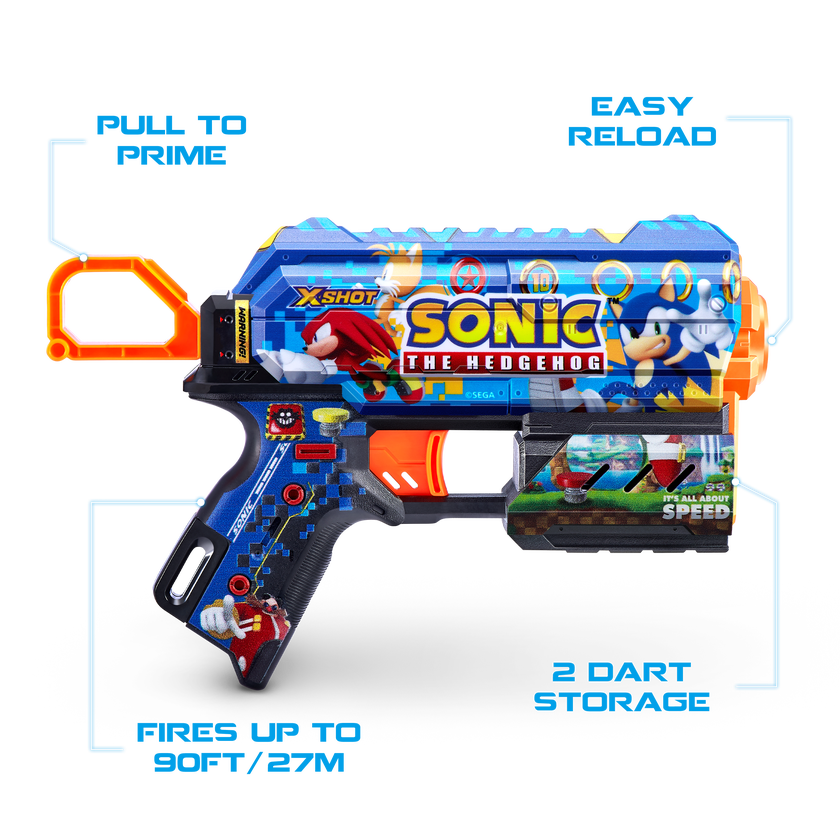 XSHOT SKINS-FLUX (8 piler) SONIC