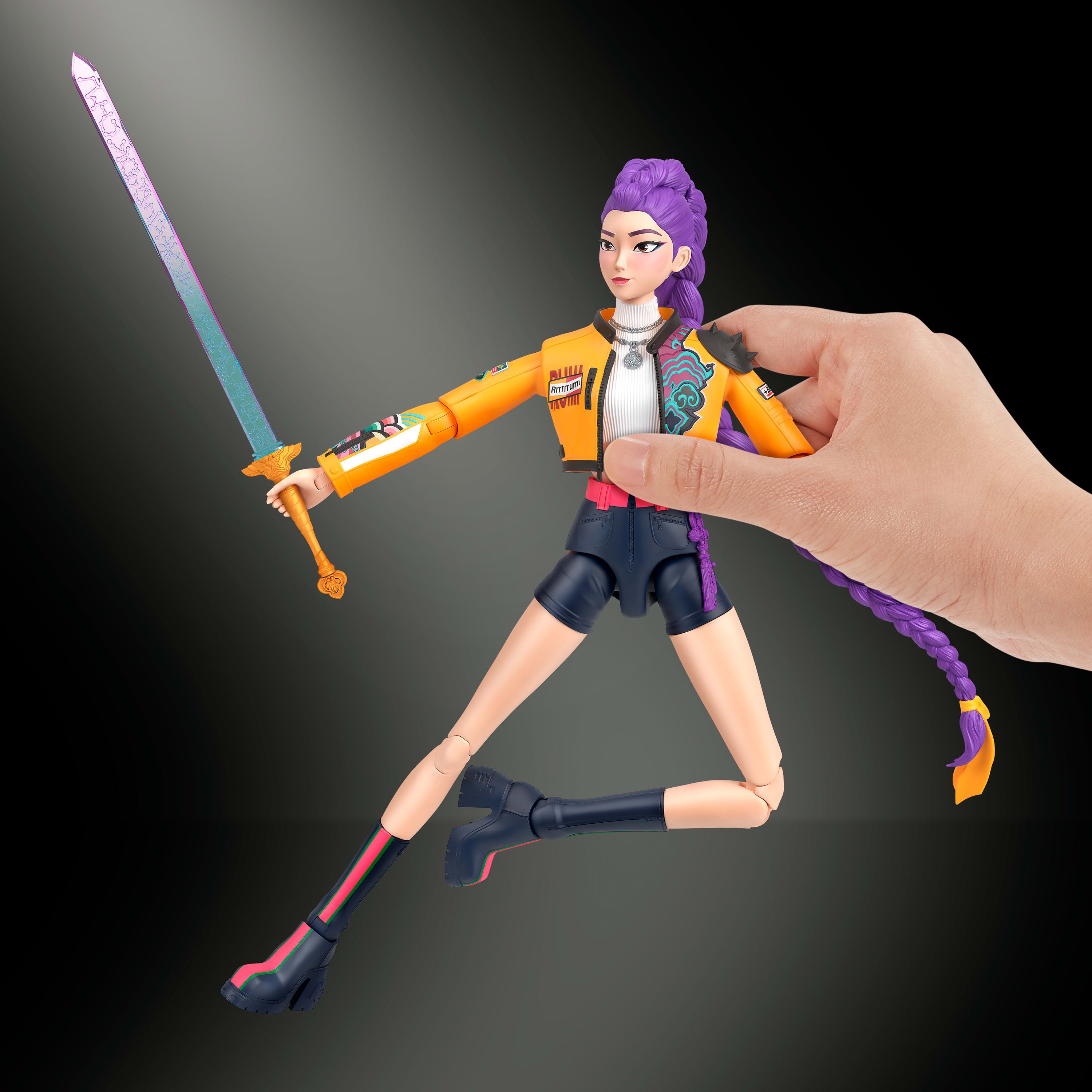 K-Pop Demon Hunters Rumi actionfigur 15 cm