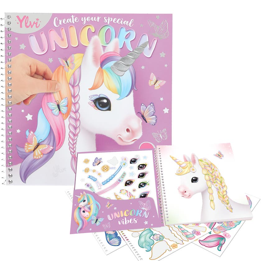Ylvi Create Your Special Unicorn Sticker bok