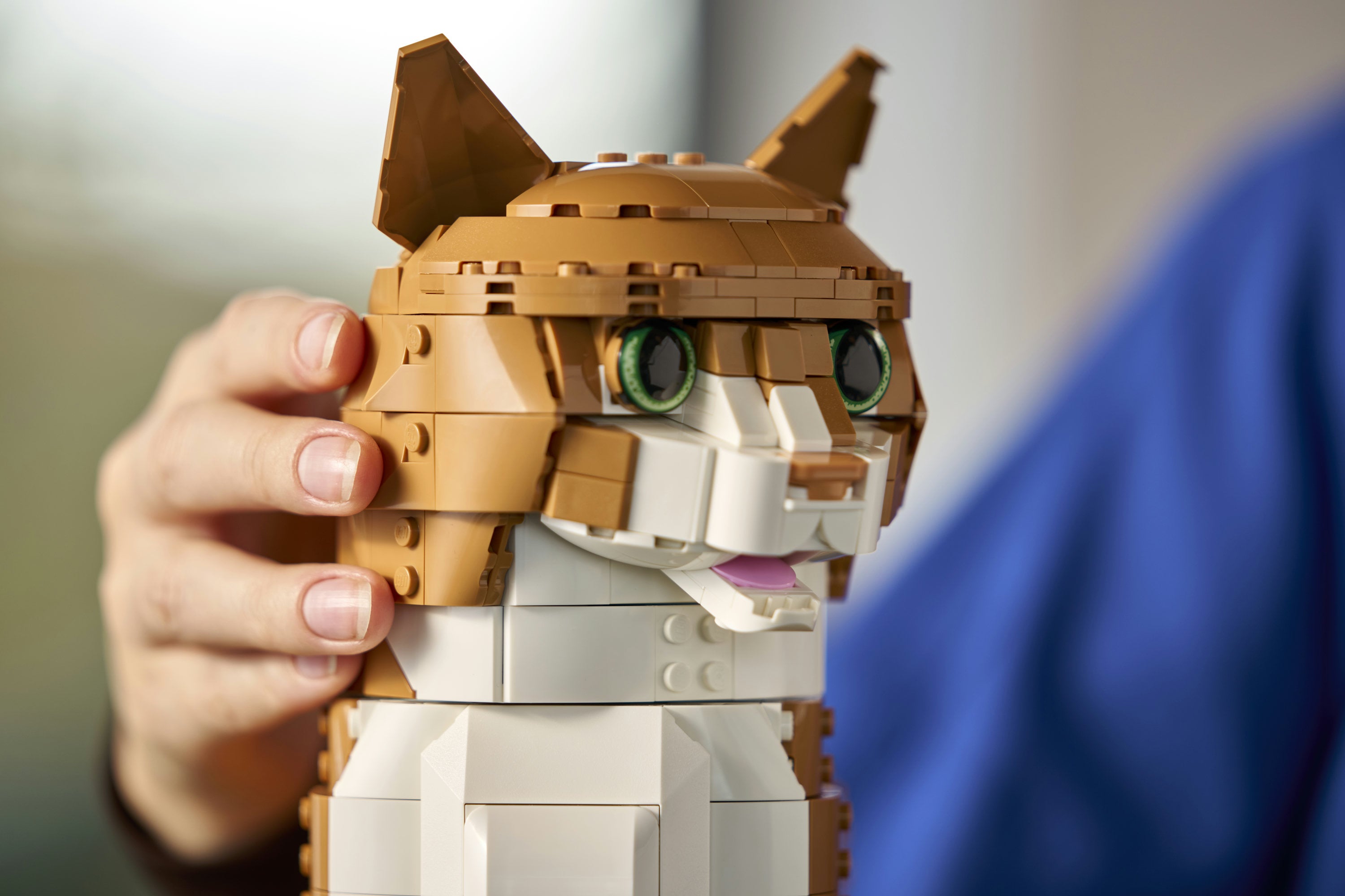 LEGO® Ideas Oransje katt, byggbar dyrefigur 21376