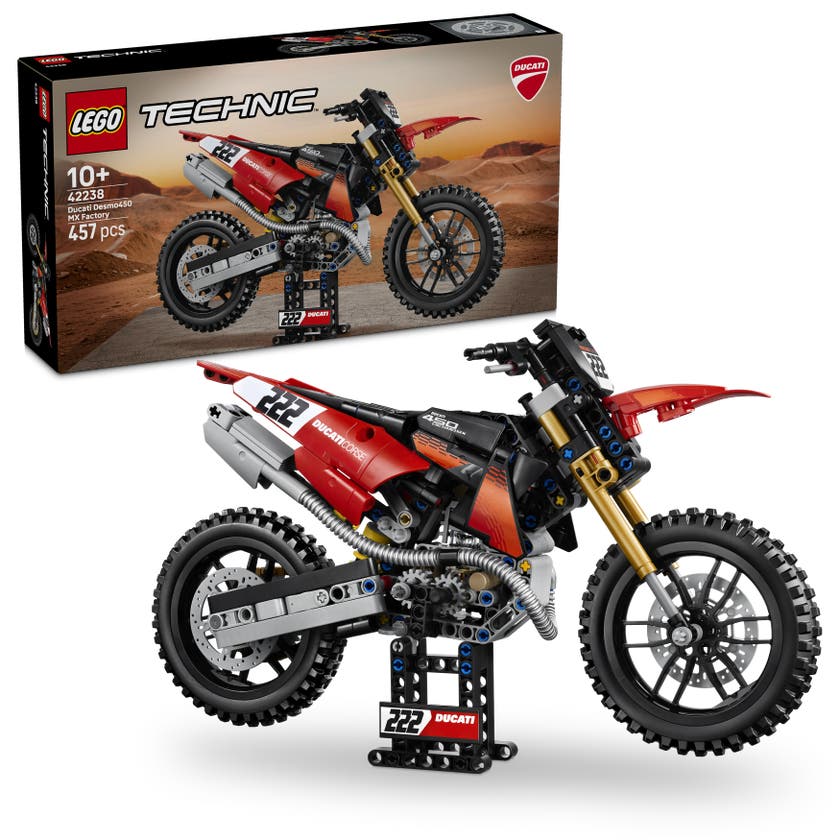 LEGO® Ducati Desmo450 MX Factory Motorsykkel 42238