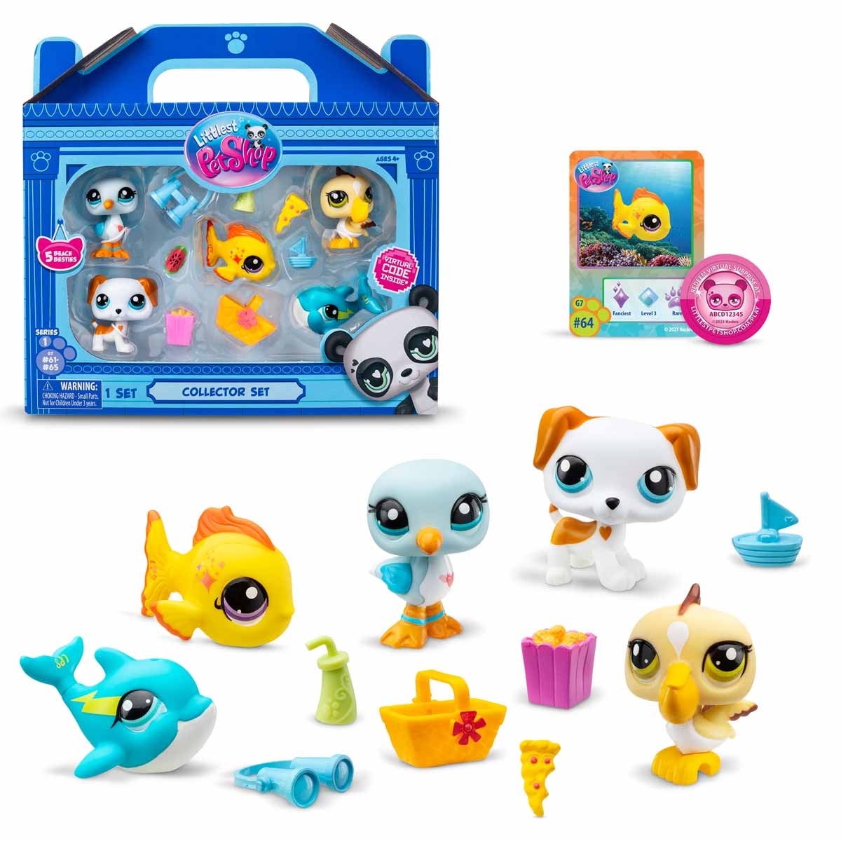 Littlest Petshop, Beach Besties Samlerpakke 5 stk