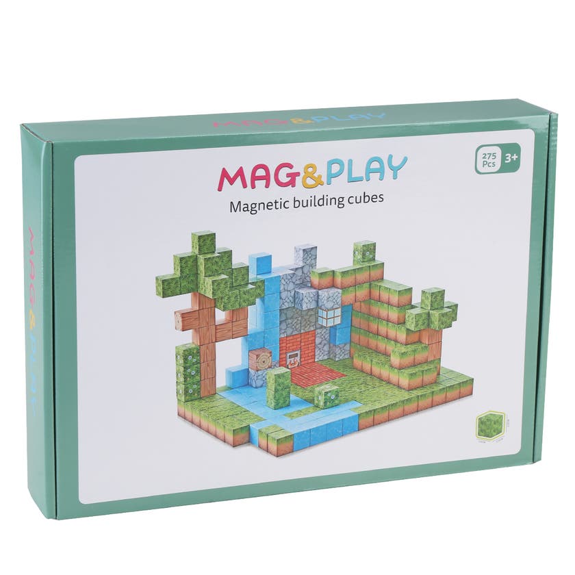 Mag&Play - Building cubes 2 cm 275 stk