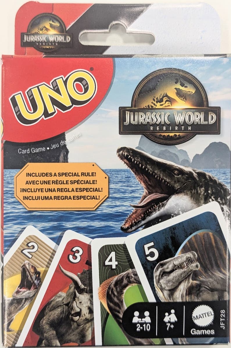 UNO Jurassic World Rebirth