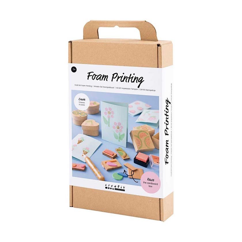 Diy Kit Stempeltrykk, Beige, Klar Rød, Mint, Mellom