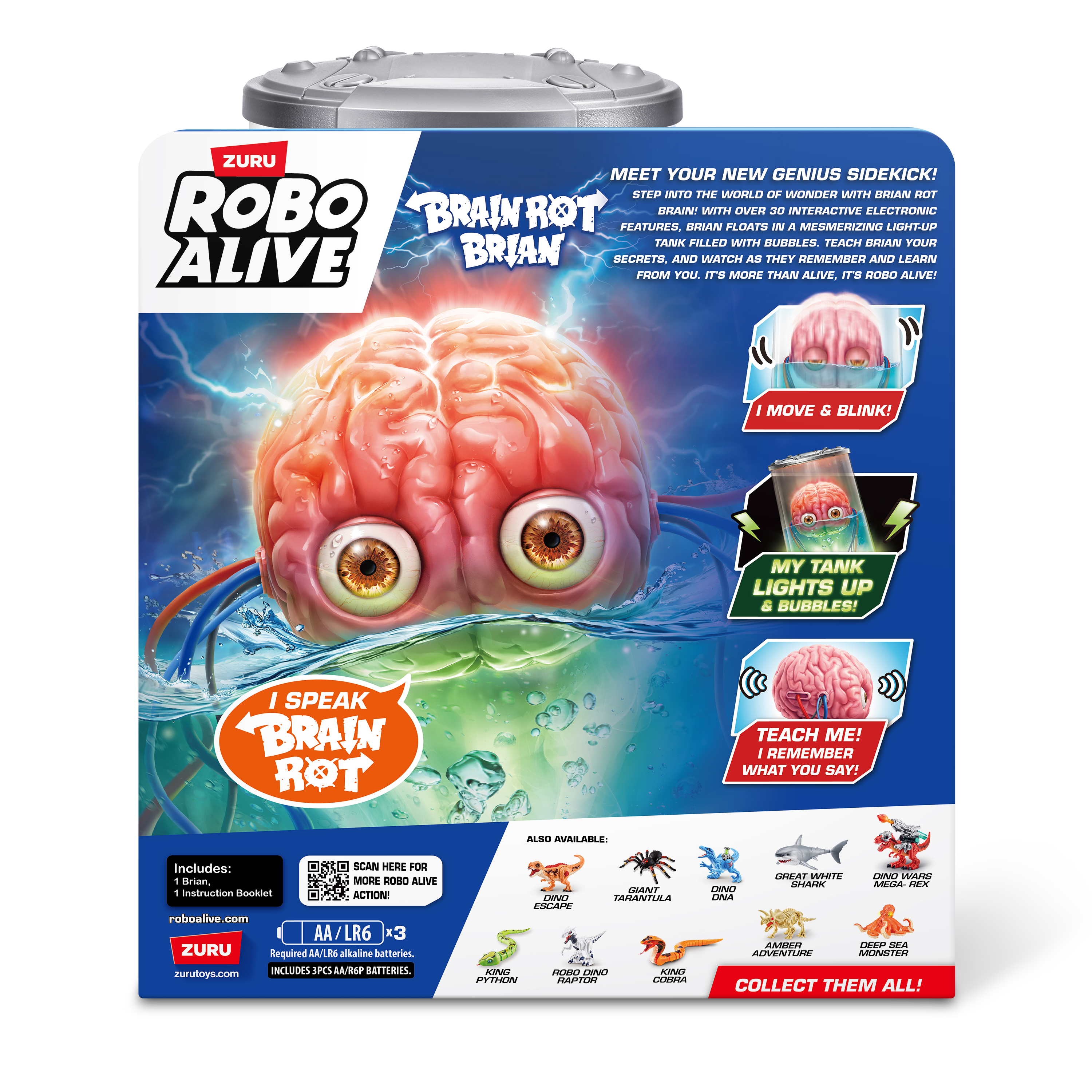 Robo Alive Brain Rot Brian – Talende robothjerne