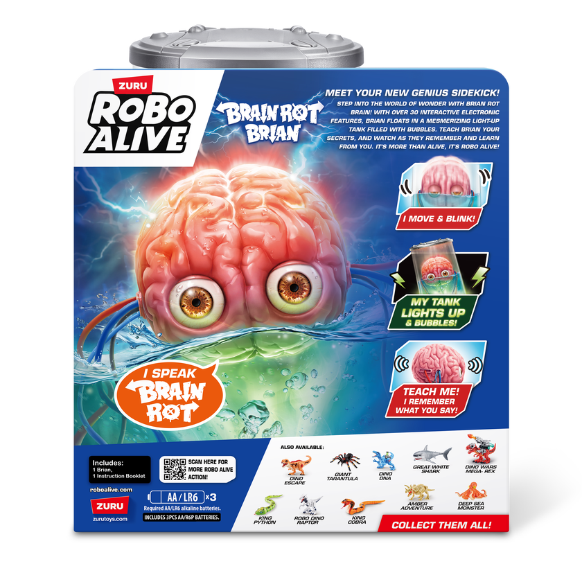 Robo Alive Brain Rot Brian – Talende robothjerne