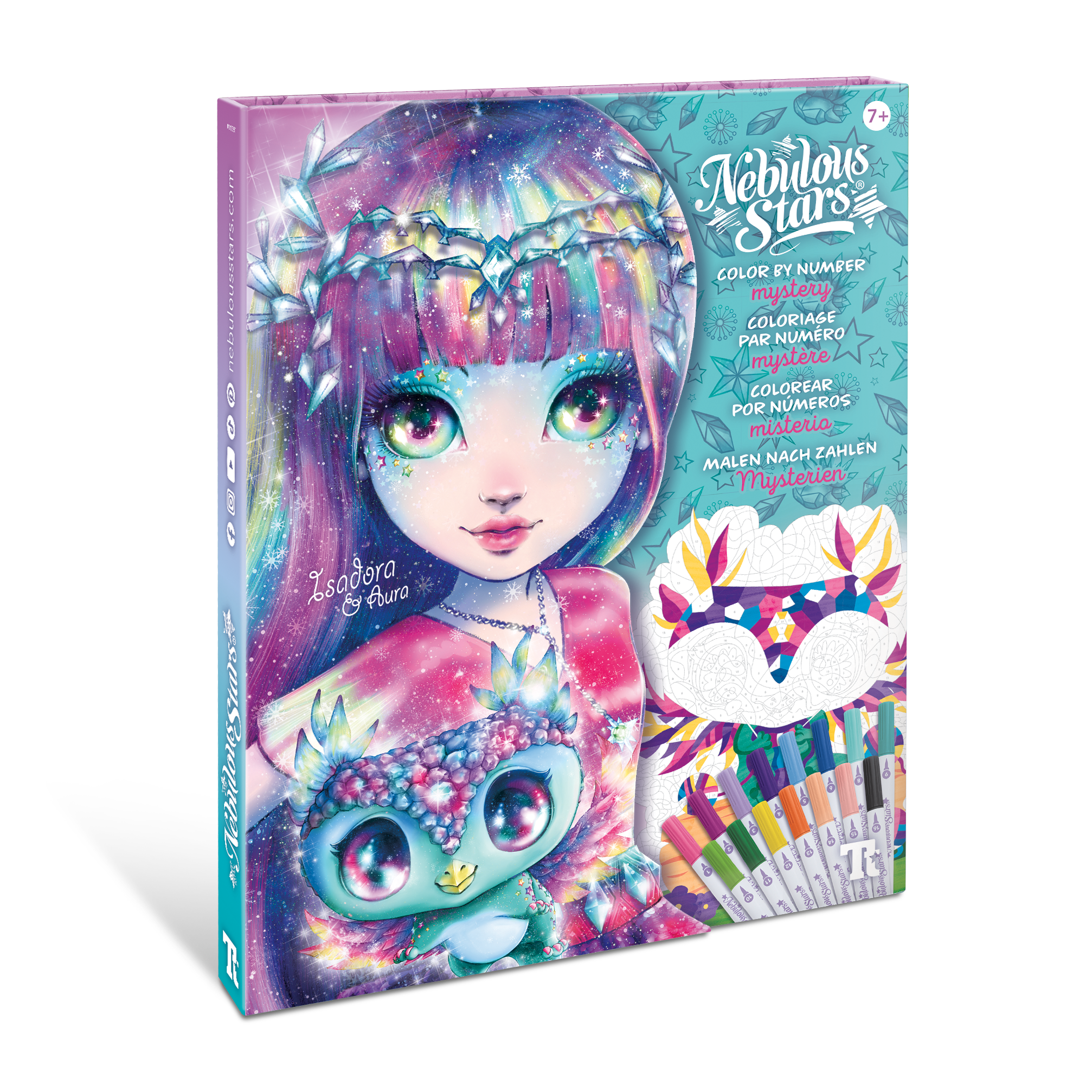 Nebulous Stars Color by Number Maleboka