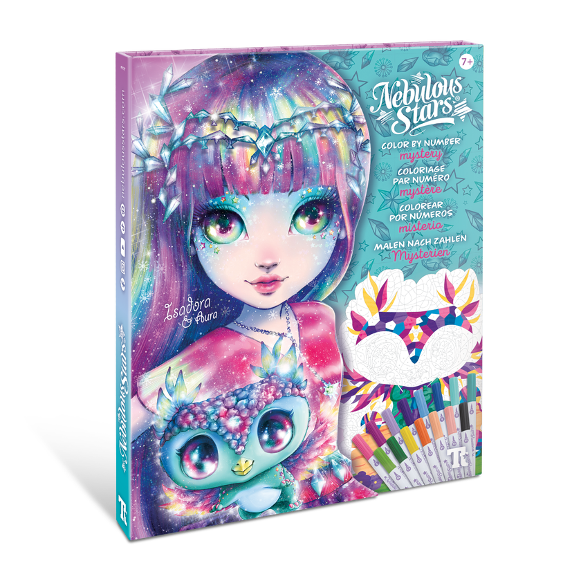 Nebulous Stars Color by Number Maleboka