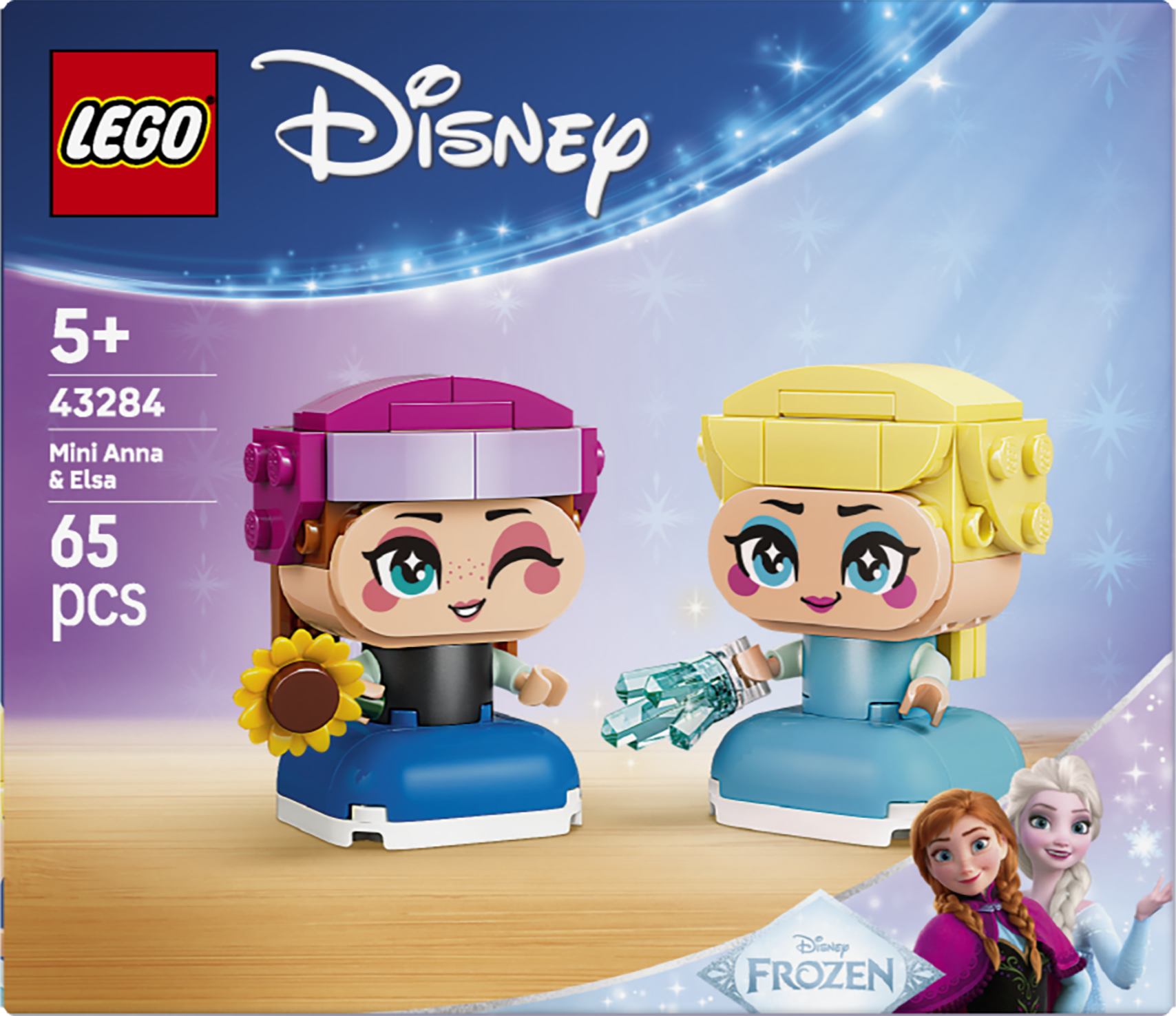 Miniatyrer av Anna og Elsa
