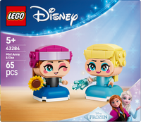 Miniatyrer av Anna og Elsa