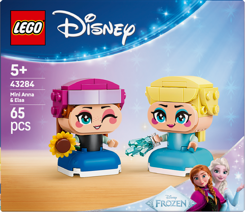 Miniatyrer av Anna og Elsa