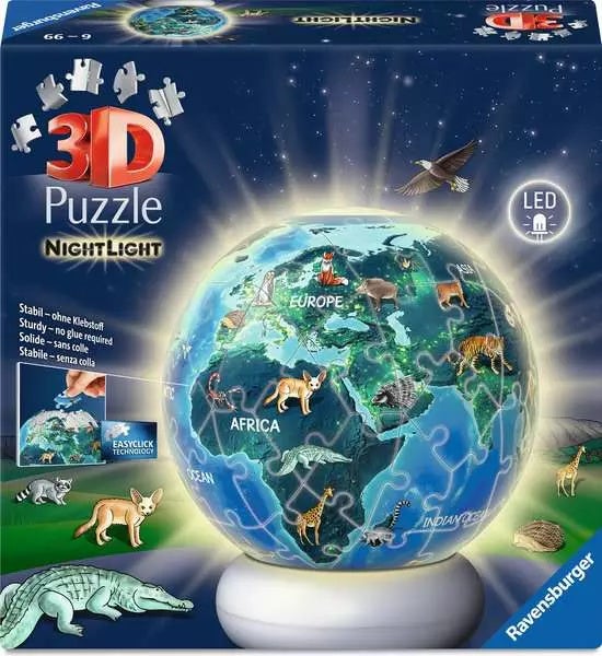 Ravensburger Puzzle-Ball Nightlight The Earth by Night