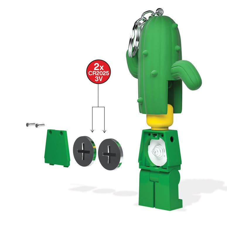 LEGO CLASSIC, CACTUS BOY, nøklering med LED-lys
