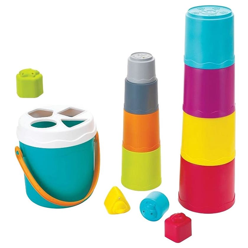 Infantino, Shape Sorting Stable-og-stabelbøtter