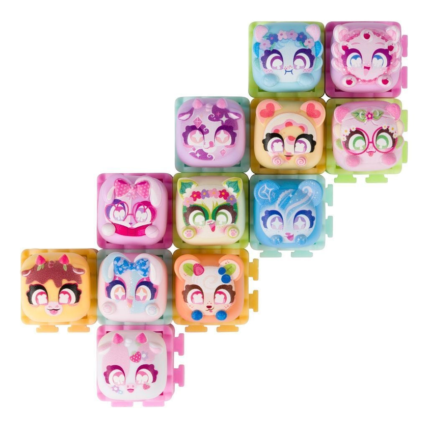 Clickeez Klikkende Fidget-Nøkkelring 12 Figurer