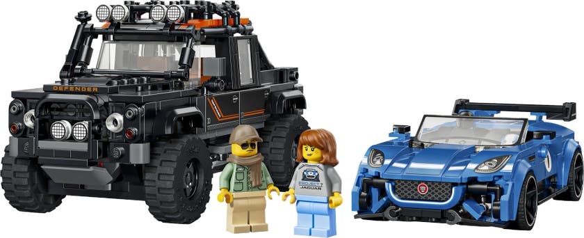 LEGO® Jaguar Project 7 og Land Rover Defender 77264