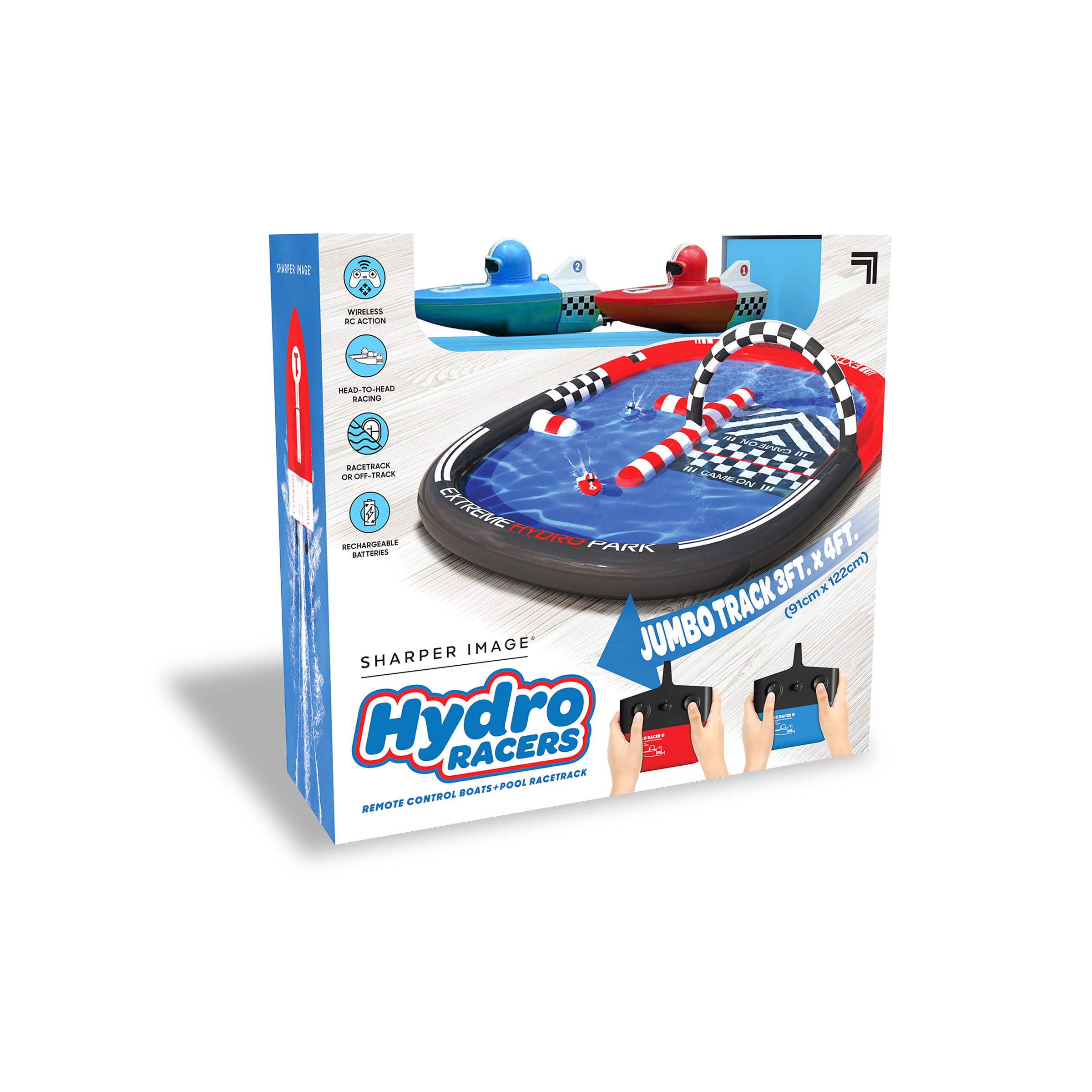 Sharper Image RC Hydro Park Racers med oppblåsbar pool