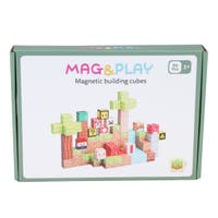 Mag&Play magnetiske byggekuber 84 deler