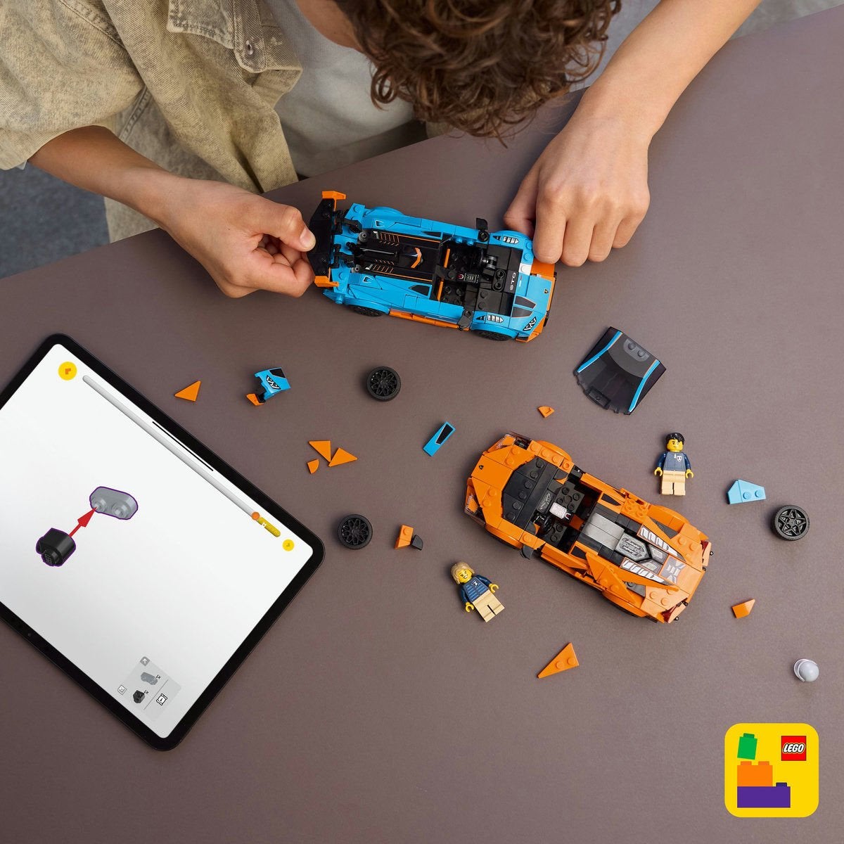 LEGO Speed Champions 77238, Lamborghini Revuelto & Huracán STO