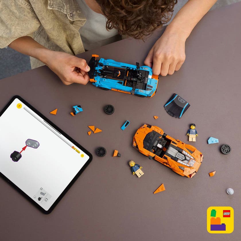 LEGO Speed Champions 77238, Lamborghini Revuelto & Huracán STO
