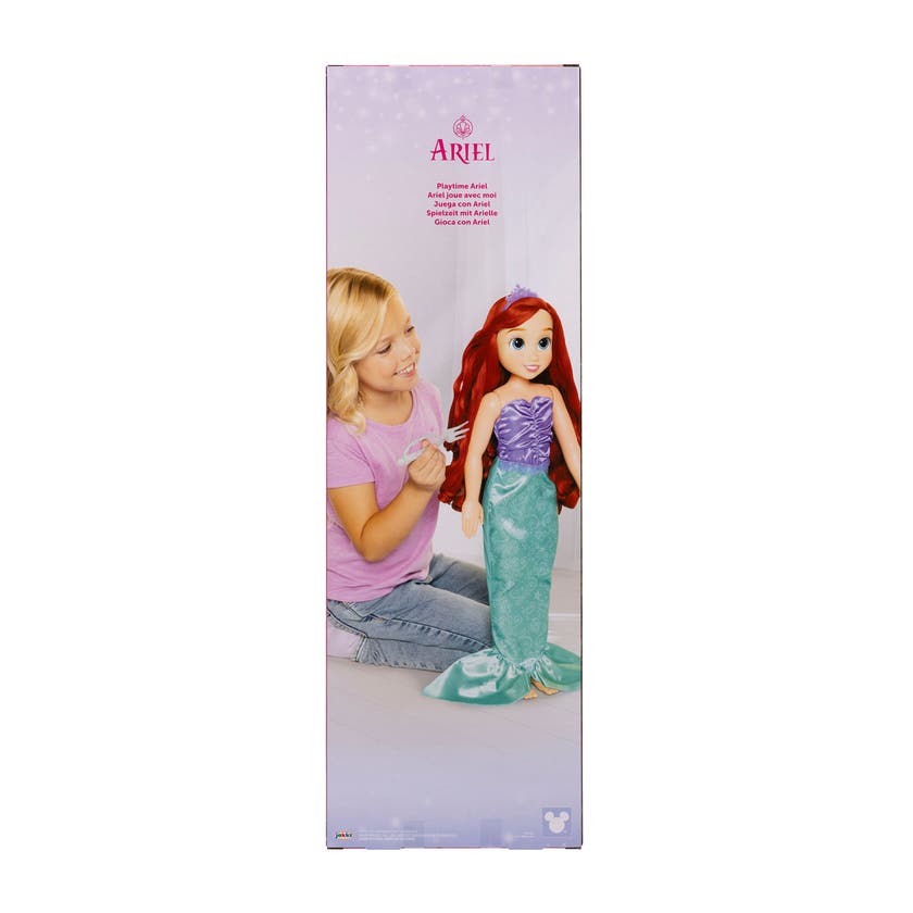 Disney Playtime Ariel Dukke 28 tommer med Børste