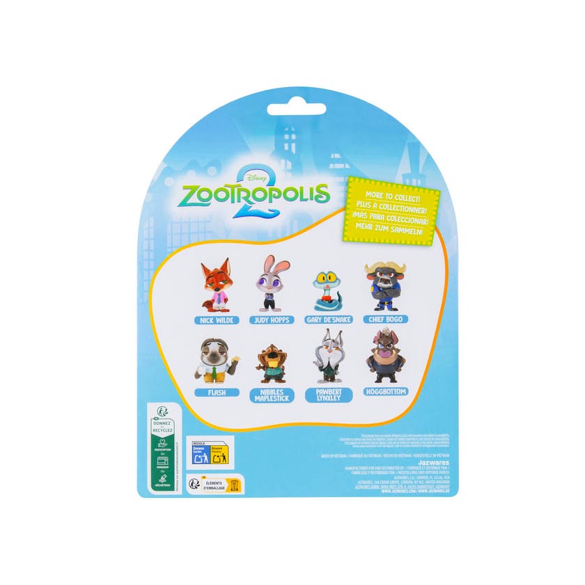 Zootropolis Tiny Tails Figure 5 Pack 4 Cm